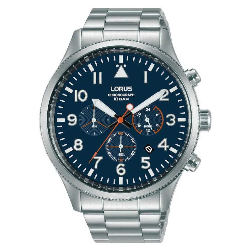 Men's Watch Lorus Silver (Ø 45 mm)